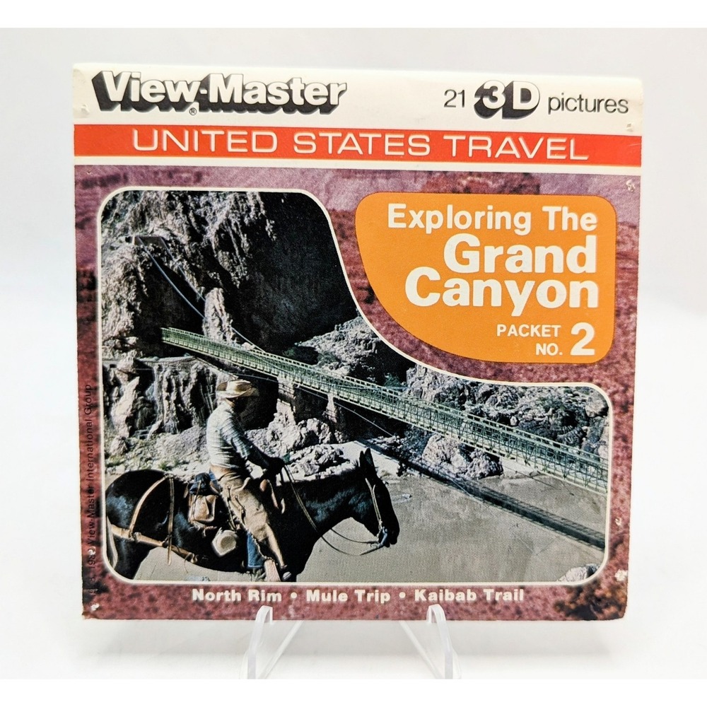 1982 View-Master Exploring The Grand Canyon Packet No. 2 - 3 Reel Pack